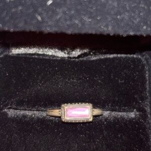 James Avery Retired Pink Stone Ring